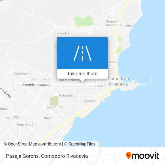 Pasaje Gorchs map