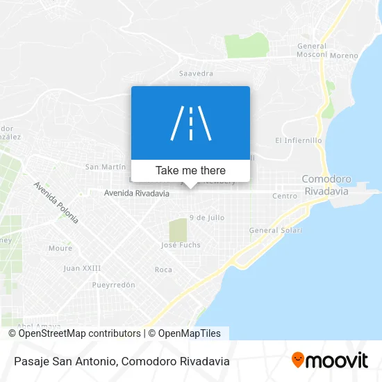 Mapa de Pasaje San Antonio