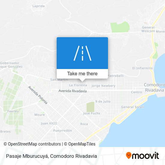 Pasaje Mburucuyá map