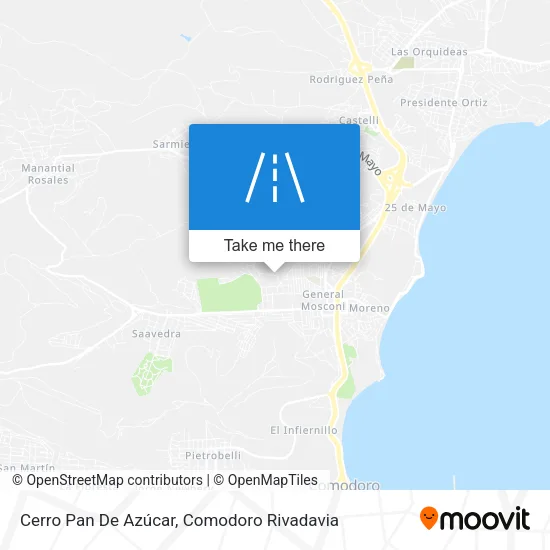 Cerro Pan De Azúcar map