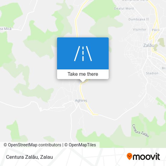 Centura Zalău map