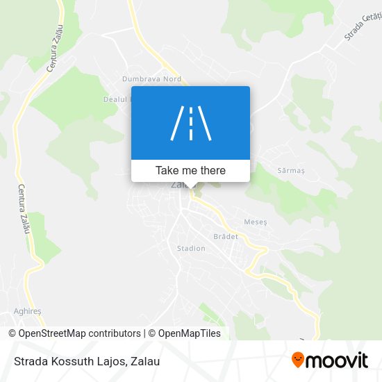 Strada Kossuth Lajos map