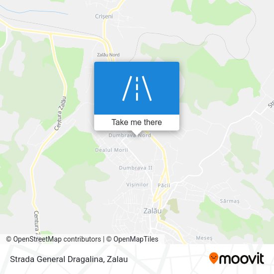 Strada General Dragalina map