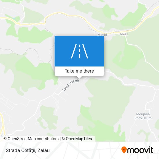 Strada Cetății map