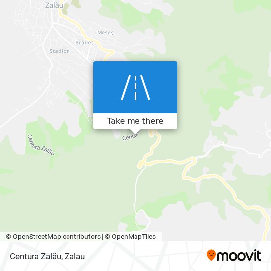 Centura Zalău map