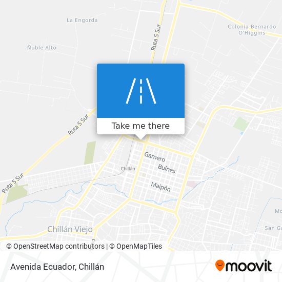 Avenida Ecuador map