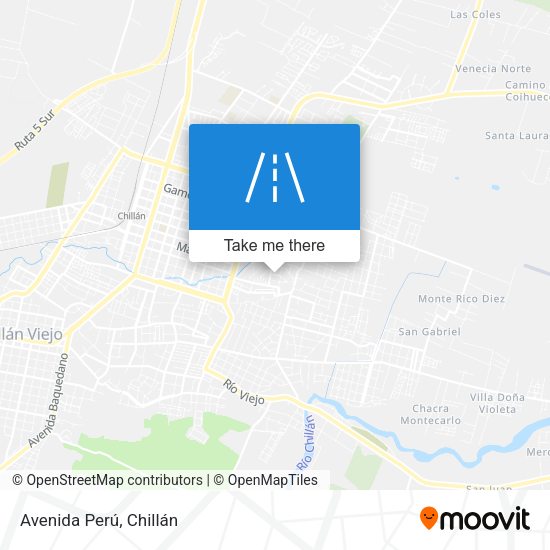 Mapa de Avenida Perú