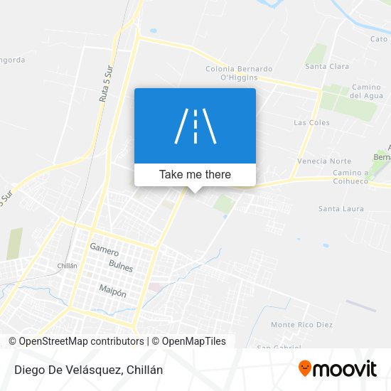Diego De Velásquez map