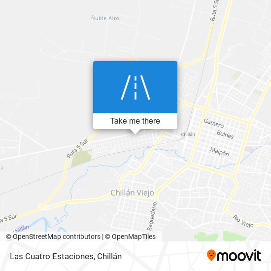 Las Cuatro Estaciones map