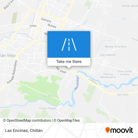 Las Encinas map