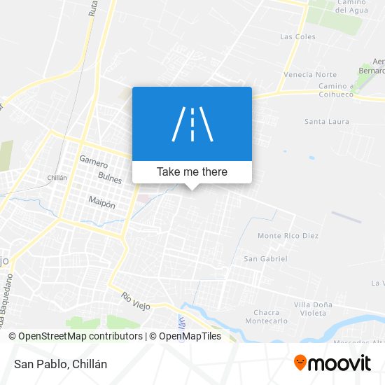 San Pablo map