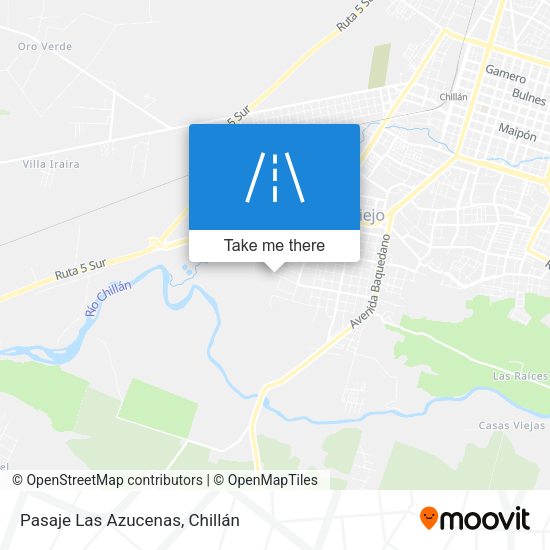Pasaje Las Azucenas map