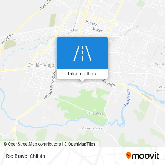 Río Bravo map