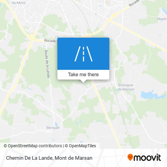 Chemin De La Lande map