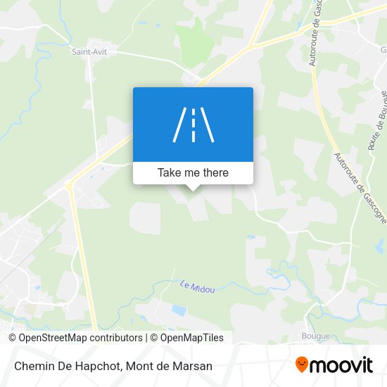 Chemin De Hapchot map