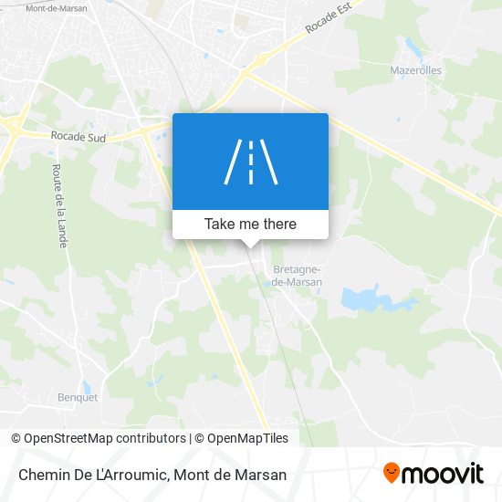 Chemin De L'Arroumic map