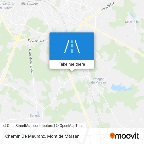 Chemin De Mauranx map