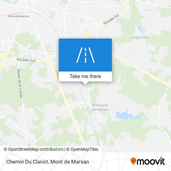 Chemin Du Clariot map