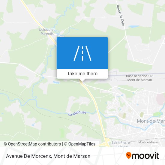 Avenue De Morcenx map