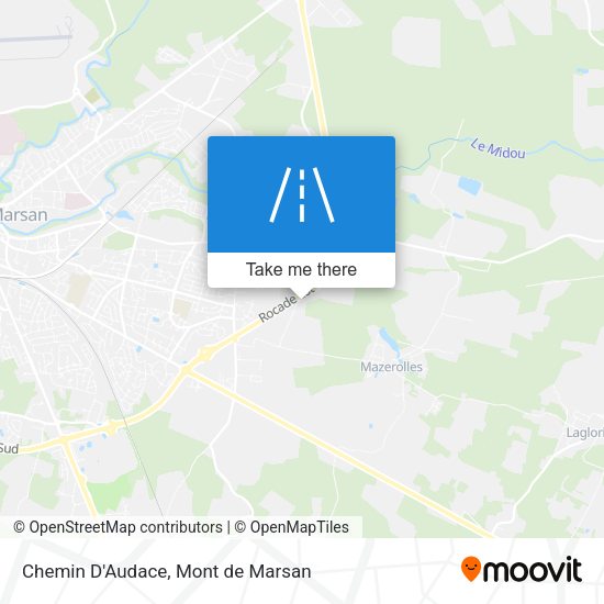 Chemin D'Audace map