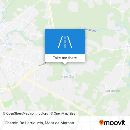 Chemin De Larrioucla map