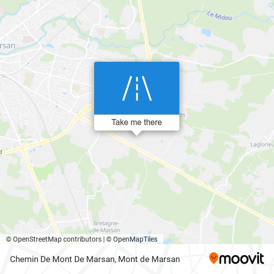 Chemin De Mont De Marsan map