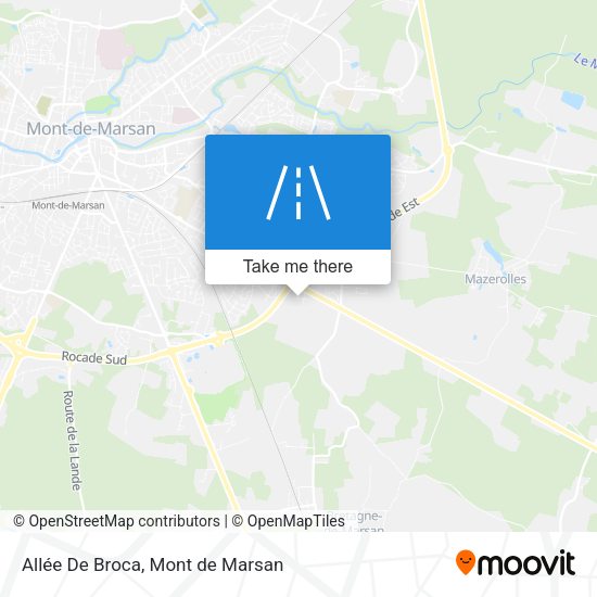 Allée De Broca map