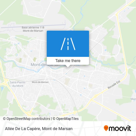 Allée De La Capère map