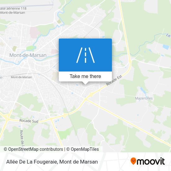 Allée De La Fougeraie map