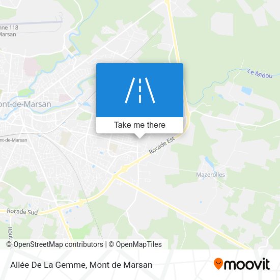Allée De La Gemme map