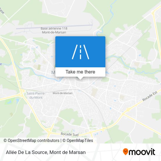 Allée De La Source map