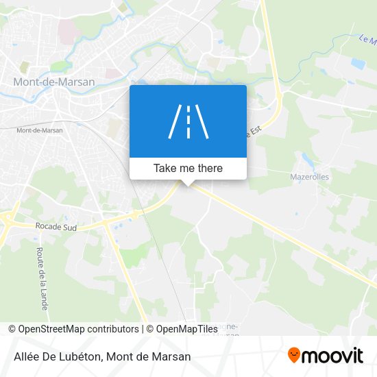 Allée De Lubéton map