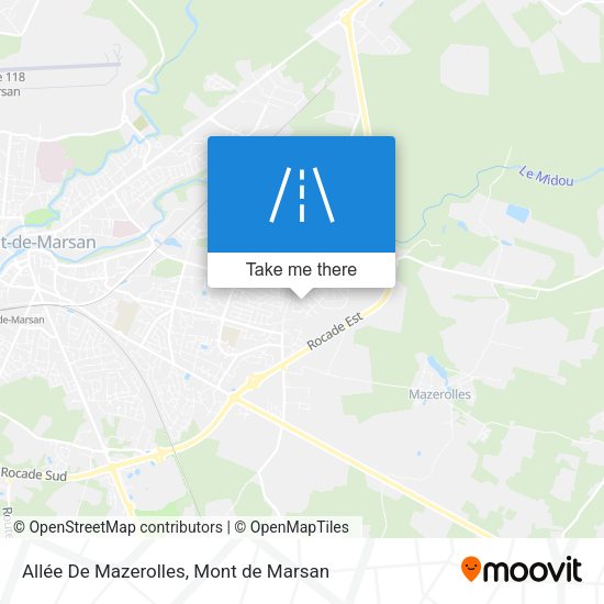 Allée De Mazerolles map