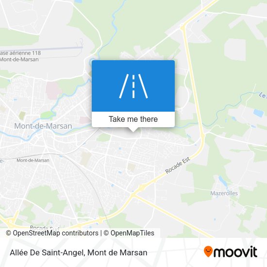 Allée De Saint-Angel map