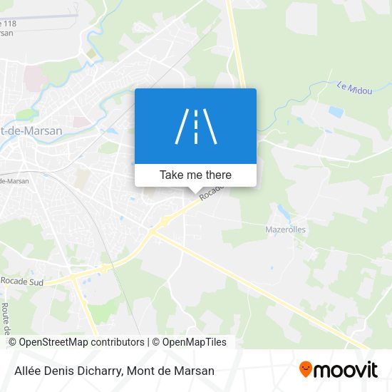 Allée Denis Dicharry map