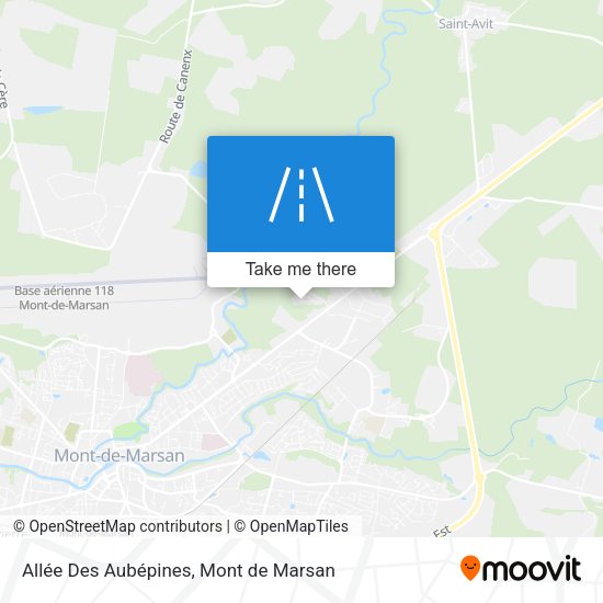 Allée Des Aubépines map