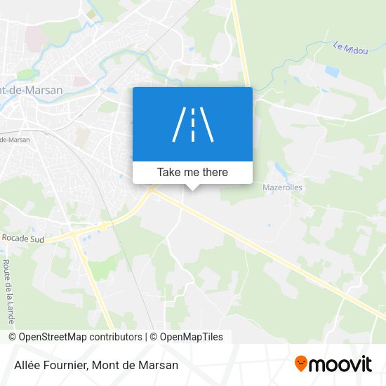 Allée Fournier map