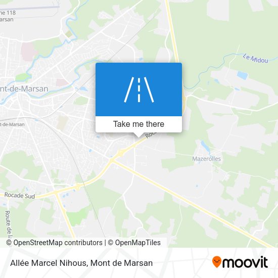 Allée Marcel Nihous map