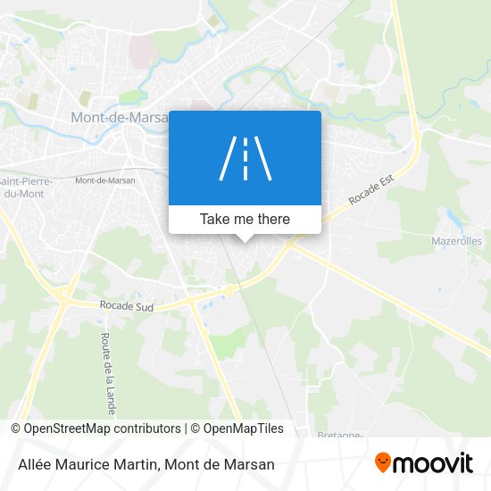 Allée Maurice Martin map