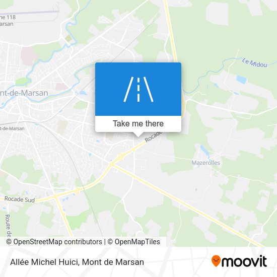 Allée Michel Huici map
