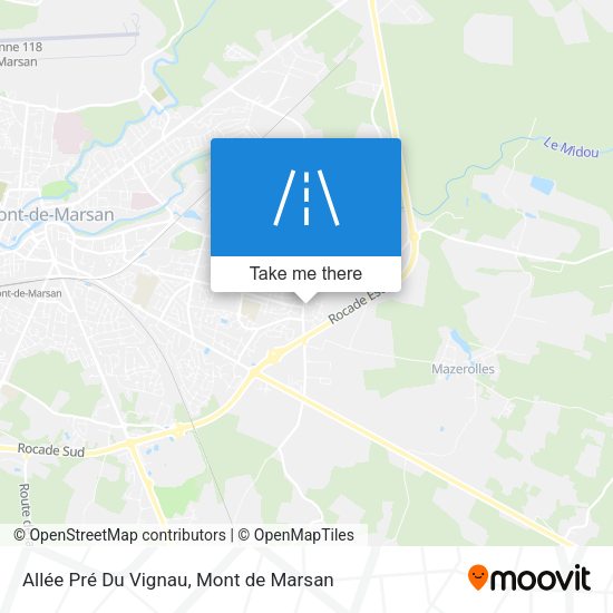 Allée Pré Du Vignau map