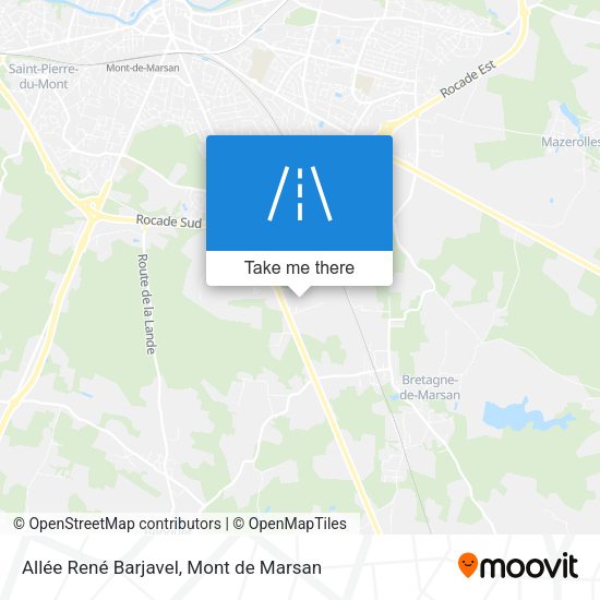 Allée René Barjavel map