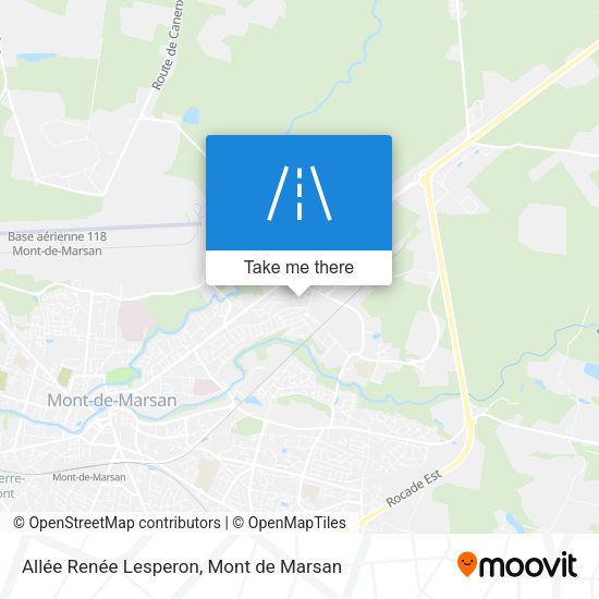 Allée Renée Lesperon map