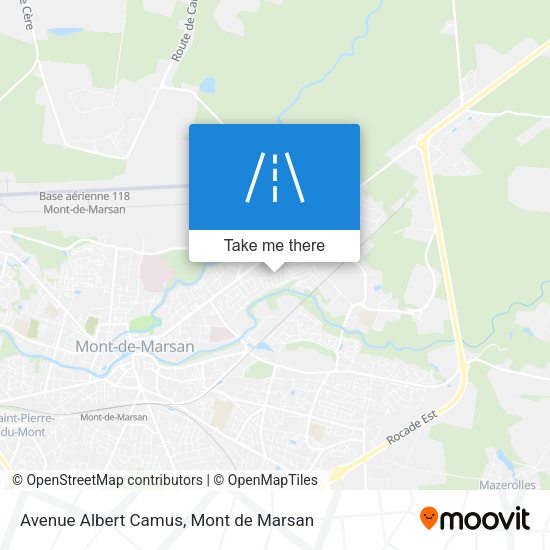Avenue Albert Camus map