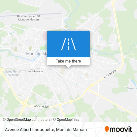 Avenue Albert Larroquette map