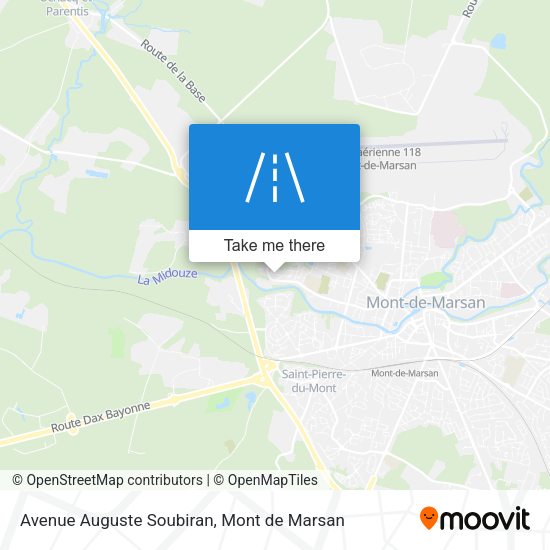Avenue Auguste Soubiran map