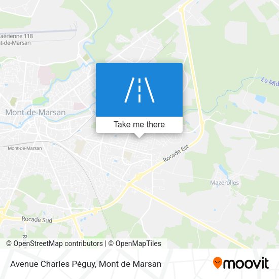 Avenue Charles Péguy map