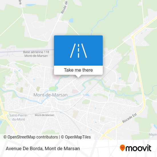 Avenue De Borda map