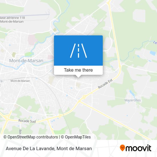 Avenue De La Lavande map