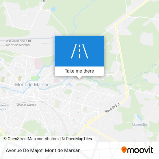 Avenue De Majot map